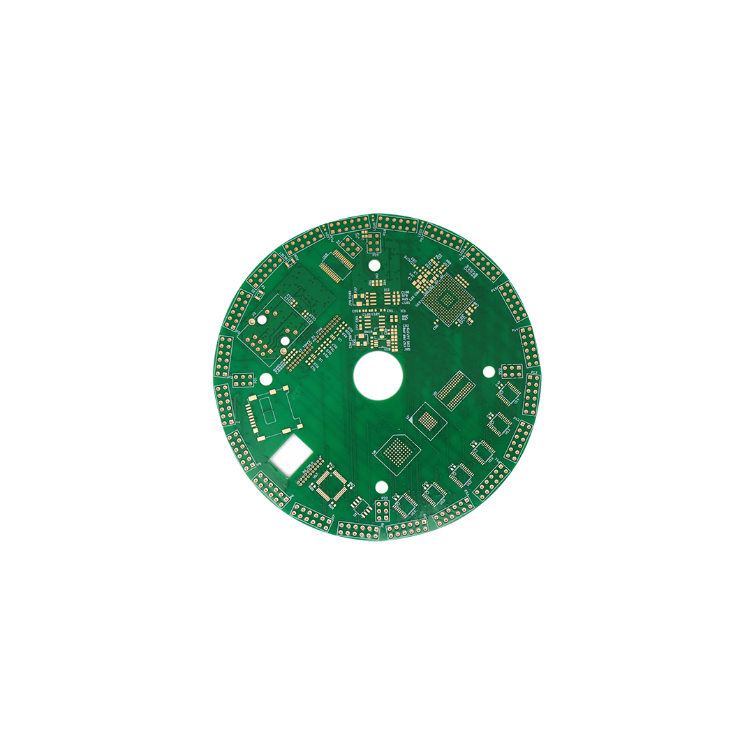 Standard 8L board with ENIG surface finishing