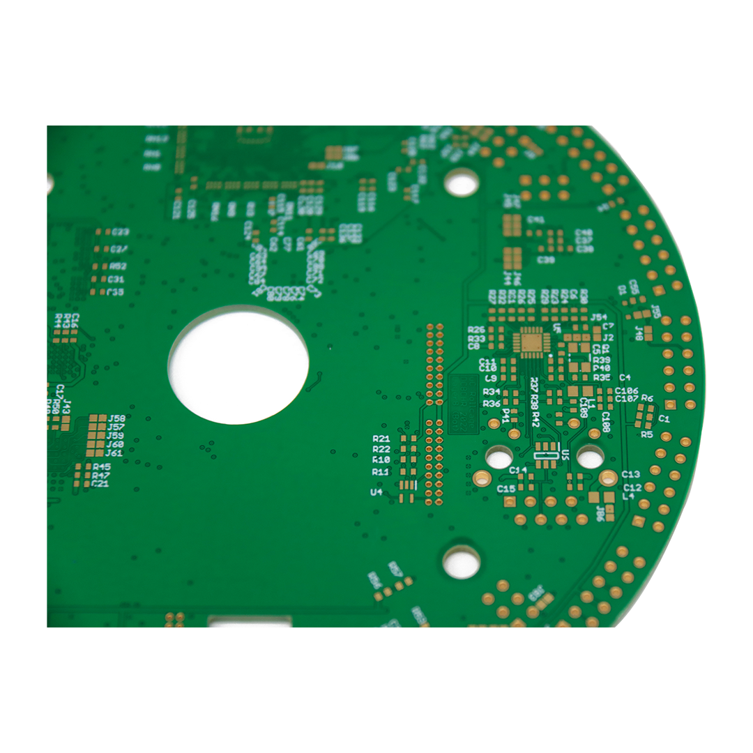 Standard 8L board with ENIG surface finishing